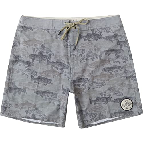 Rvca Horton Fish Camo 17" Trunks Camo 38 #TOP3