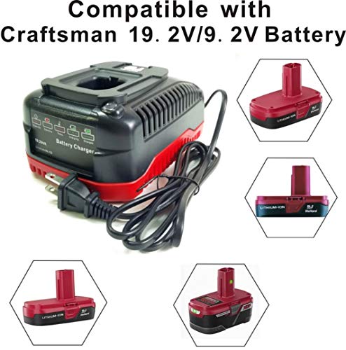 Craftsman C3 Battery Charger Compatible with Ni-Cd & Lithium-Ion - 9.6V 19.2V