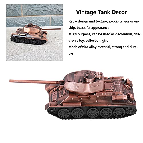 GLOGLOW Modelo de regata, quebra-cabeça, alívio de estresse, ornamentos de tanque militar resistente