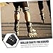 BESPORTBLE 5pcs Roller Skate Toe Guard Protector Removable Leather Cover Easy Installation Toe for Quad Roller Skates