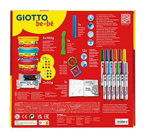 GIOTTO be-bè Creative Set Colouring and Modelling, Assorted Colours and Tools, For Children - Image 4