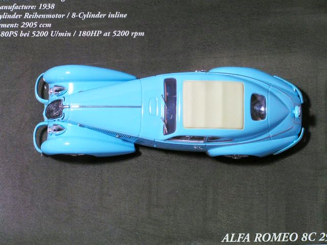 Amazon.co.jp: ○ 1/43 ALFA ROMEO ☘ 8C 2900 B Lungo 1938 / Light