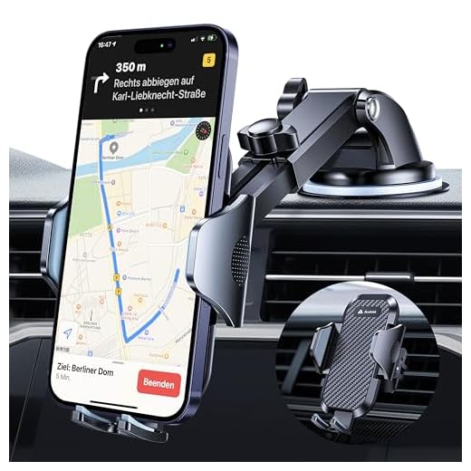 andobil Handyhalterung Auto [ 2021 Stabilere Version ] Auto Handyhalter Saugnapf & Lüftung 3 in 1 Universale KFZ Handy Halterung Pkw Halterung Kompatibel mit iPhone/Samsung/Huawei Xiaomi/LG usw