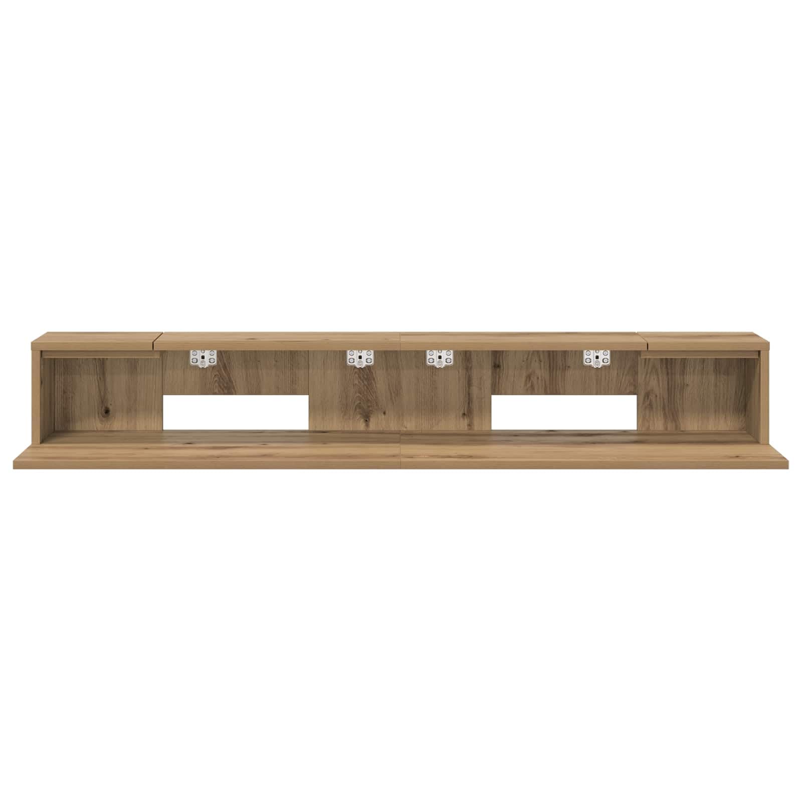 Studiotisch Artisan-Eiche Holzwerkstoff Keyboard-Schrank