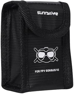 Case Antichamas para Bateria do DJI FPV Goggles V2 - Sunnylife