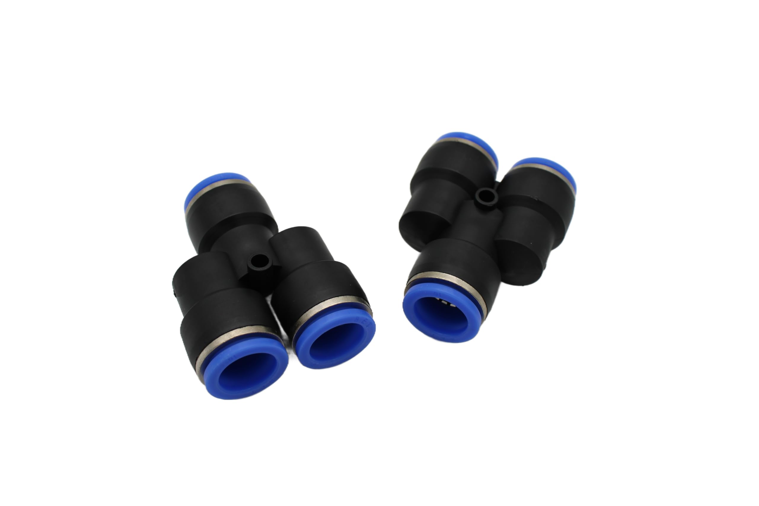 Raccord en Y pneumatique 16 mm IQS avec trois sorties / connecteur à air comprimé (2, connecteur en Y Ø 16 mm)