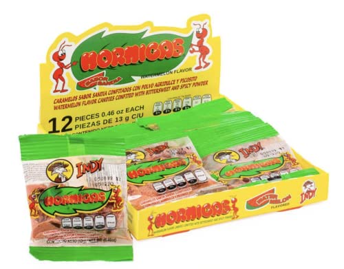 Dulces Indy Hormigas sabor sandía con chile 12 unidades miniatura 1