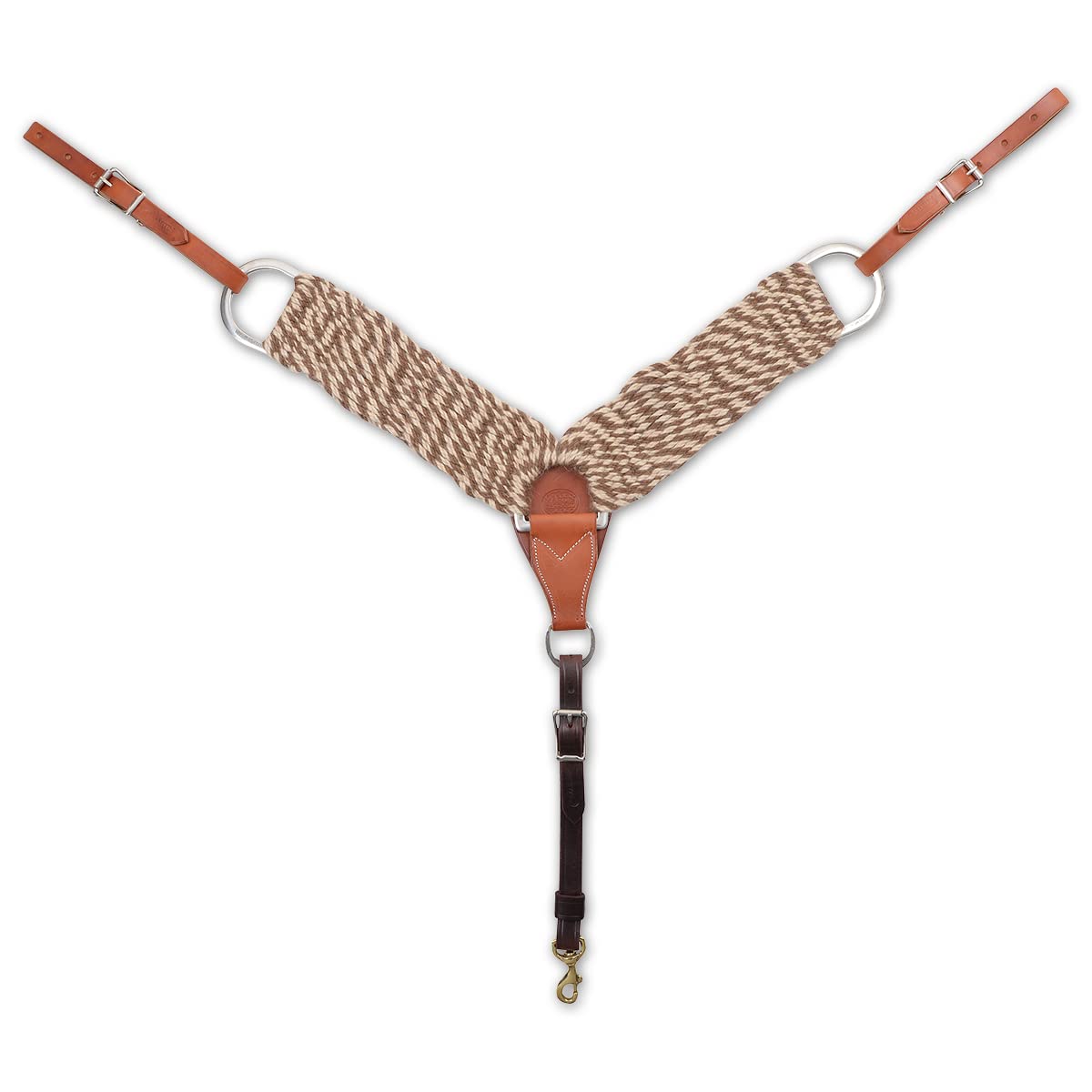 Martin Saddlery 3-inch Mohair-Alpaca Fiber Breastcollar, Natural