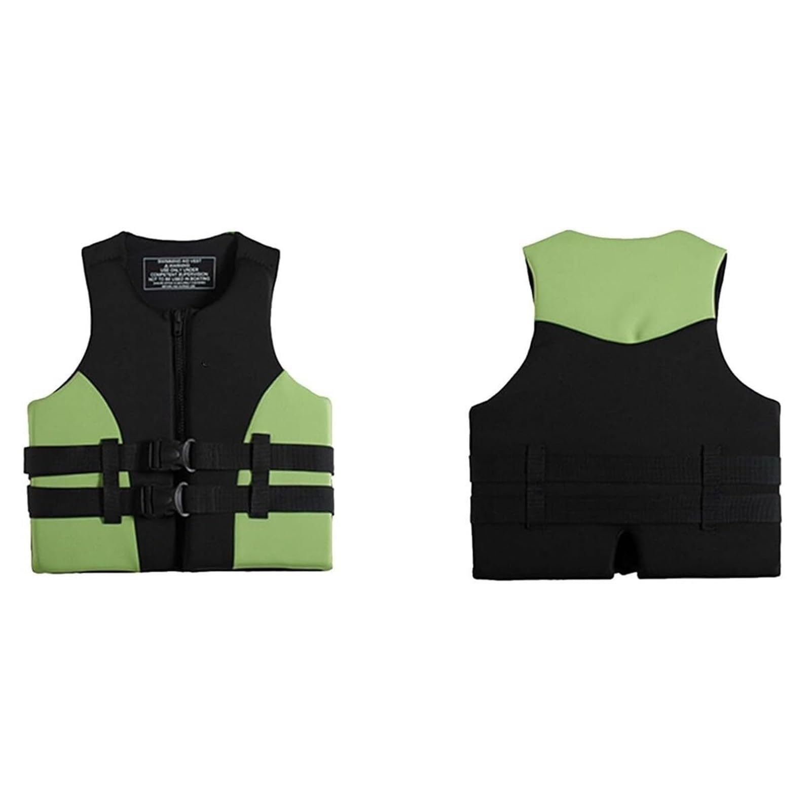 Vestes de Pêche avec Fermeture Éclair et Sangles Réglables, Vestes de Pêche en Néoprène for Kayak, Bateau, Pêche, Voile, Surf, Paddleboard