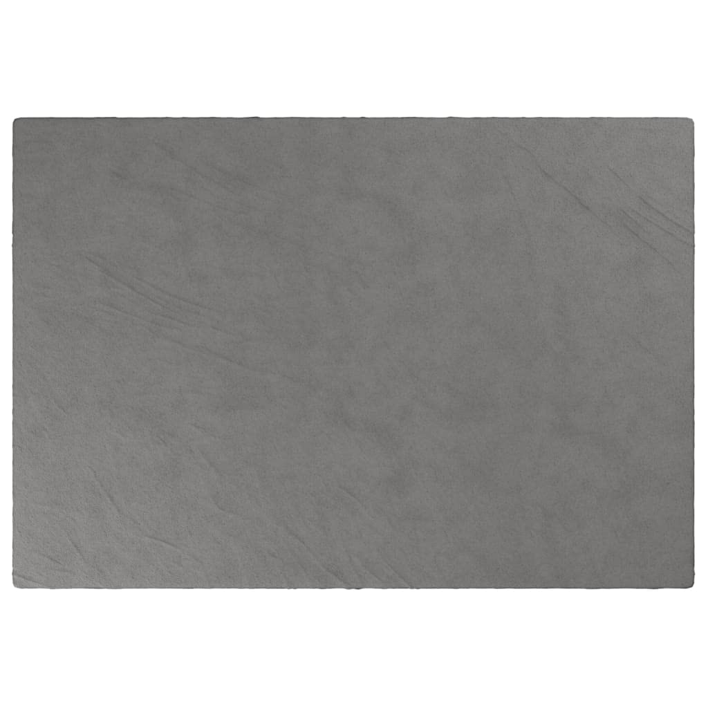 Manta pesada con funda gris, 137 x 200 cm, 10 kg, tela de algodón con relleno hipoalergénico, funda extraíble, distribución uniforme del peso para dormir, dormitorio, salón, hotel