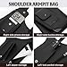 Double Shoulder Armpit Bag,Underarm Shoulder Bag for Men, Anti-Theft Underarm Wallet Pocket Holster Phone Leisure Double Shoulder Pouch,Multi-Purpose Armpit Tactical Bag,Travel Outdoors Easter (Black)