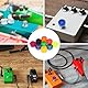 OriGlam 18 Stück Gitarren-Effekt-Pedalkappen, Pedal-Fußschalter-Aufsatz, Effekt-Fußnageleffekt, Pedalknopfkappen, Pedalschutzkappe für Gitarreneffekt-Zubehör