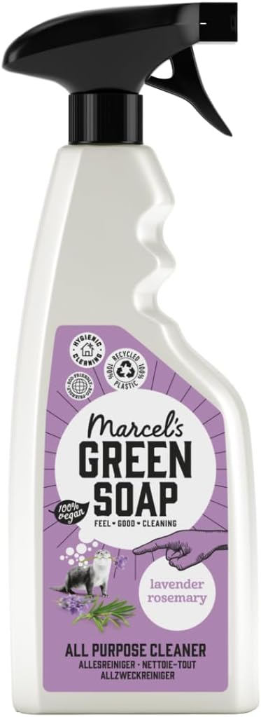 Marcel's Green Soap - All-Purpose Spray Lavender & Rosemary - Cleaning Spray - Eco friendly - Vegan - 99% Biodegradable - 500 ML