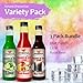 Syruvia Snow Cone Syrup 12.7oz - Fruit Punch, Lime, Root Beer Syrup For Shaved Ice, Snow Cones, Slushies, Italian Soda, Popsicles. Kosher, Dairy Free.