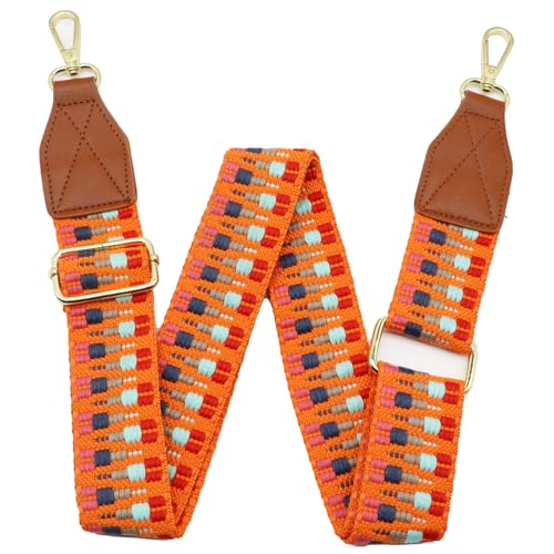 Image of Purse Strap Leather End Shoulder Strap Adjustable Replacement Crossbody Bag Straps for Handbag Crossbody Bags