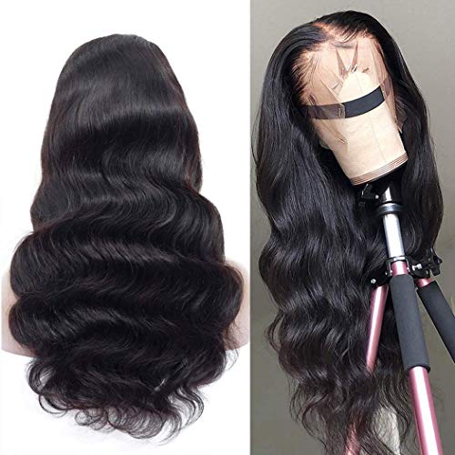 Lace Front Wig Human Hair Body Wave 18 Inch Brazilian Remy Hair 13x4 Lace Front Wigs Natural Hairline and Color
