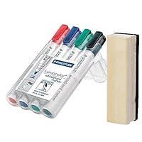 Staedtler Lumocolor Marqueurs Pour Tableau Blanc Effaçables à Sec, Sans Xylène Ni Toluène Et