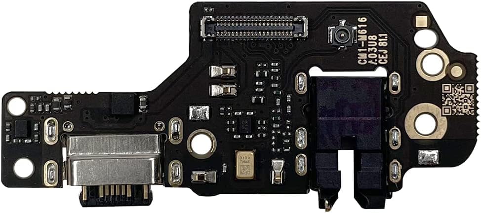 Dock Di Ricarica Con Porta Microfono E Audio Jack Per Xiaomi Redmi Note 8T – Kit Riparazione Con Adesivo E Strumenti