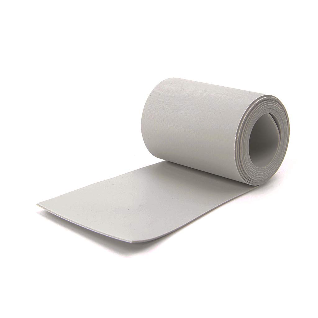 Newwyt Toppa in PVC Gommone Speciale Strumento di Riparazione Patch Foro per Kayak Toppa di Riparazione Impermeabile Rotta per Canoa 5x100 cm PVC Nero