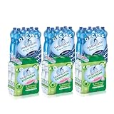 Acqua Minerale San Benedetto 36 Bottiglie da 1,5L, 18 Naturali + 18 Frizzanti, Acqua Oligominerale, Fonte Benedicta