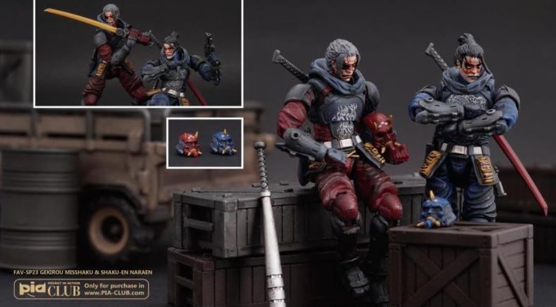 ACID RAIN Misshaku & Naraen アシッドレイン HiPlay Toys Alliance Collectible Figure: Acid Rain World: Gekirou