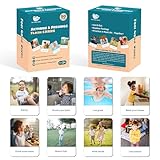 Actions Flash Cards for Kids (Ages 3-7), 50 Real-Life Photo Cards for Speech & Language Development, Based on Total Physical Response (TPR) Learning Approach, Support Daily Feelings