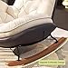 NRNQMTFZ Upholstered Recliner,Nursery Rocking Chair,Modern Rocking Chair with High Backrest, Glider Chair for Baby Nursing, for Living Room/Bedroom/Nursery(100 * 101 * 72cm/39.4 * 39.7 * 28.3in)