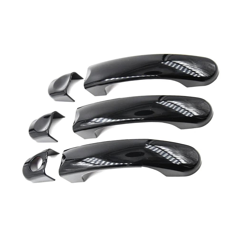 SXQPOCAR Gloss Black Outside Exterior Door Handle Cover Set for Transporter T5 for T6 for Caddy 2003-2015 Car Accessories Replacement Parts