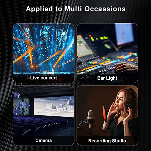 Fibbr Xlr Cable 15Ft-10 Pack, Microphone Cable Nylon Braided Xlr Male To Female Heavy Duty Balanced Microphone Cord Compatible With Preamps/Speaker Systems And More #TOP6