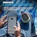 JLab Pop Party Ultra-Portable Small Bluetooth Speaker with 8H+ Playtime - 5W Wireless Outdoor Travel Speaker with RGB Lights & Bold Audio, IP55 Water Resistant Mini Speakers, Black