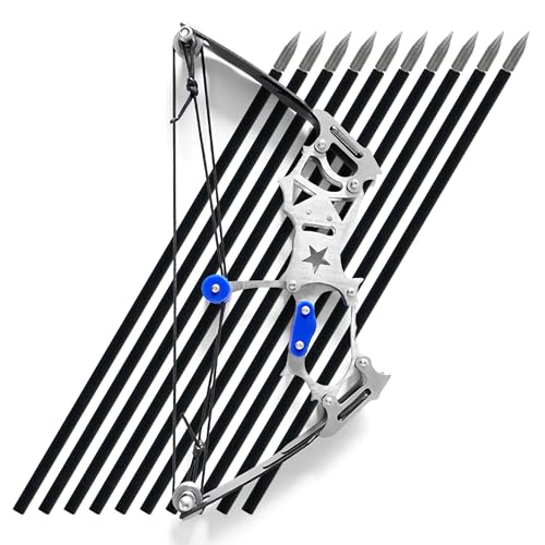 Compound Bow Archery Set Blue Pentagram Plus