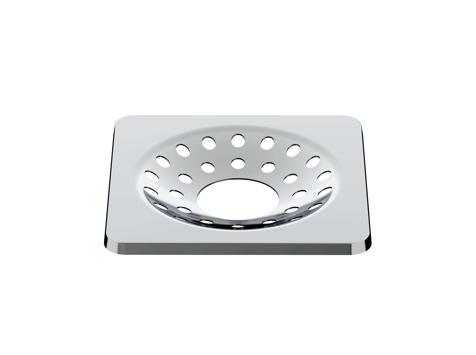 Viking SS201 Drain Square One Piece - Stainless Steel 201, Polished Finish, 125mm (5") in Length and Width with Hole for Waste Pipe,Suitable for Kitchen, Wash Basin, Laundry Room, Water Drainage (B08FDFG8MV) Amazon Price History, Amazon Price Tracker