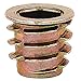 Flanged, M8 x 1.25 Internal Thread Size, Die Cast Zinc AlloyHex Drive Threaded Insert,2040-4ZY10