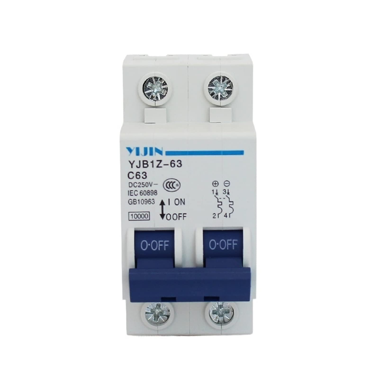 YFHGULBTK 2P 63A DC250V for PV Solar System