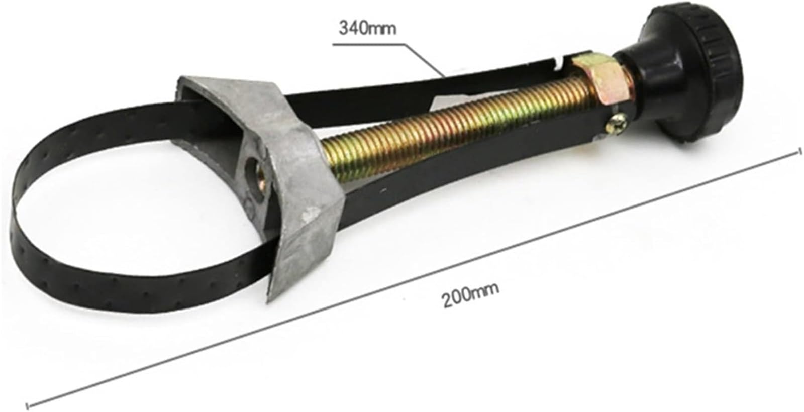 Verstellbarer Schraubenschlüssel, verstellbarer Schraubenschlüssel – 1 Stück, Auto-Ölfilterelement-Schlüssel, Entfernungsfilter, Maschinenschlüssel, Barrentyp, Stahlgürtelschlüssel, Ölgitter-Entfernun