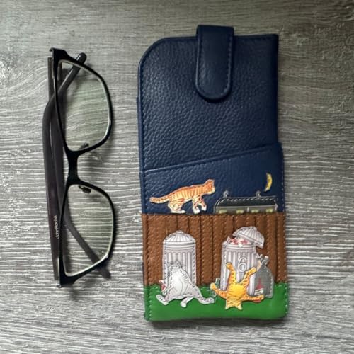 Étui à lunettes large en cuir véritable pour protéger vos verres des rayures