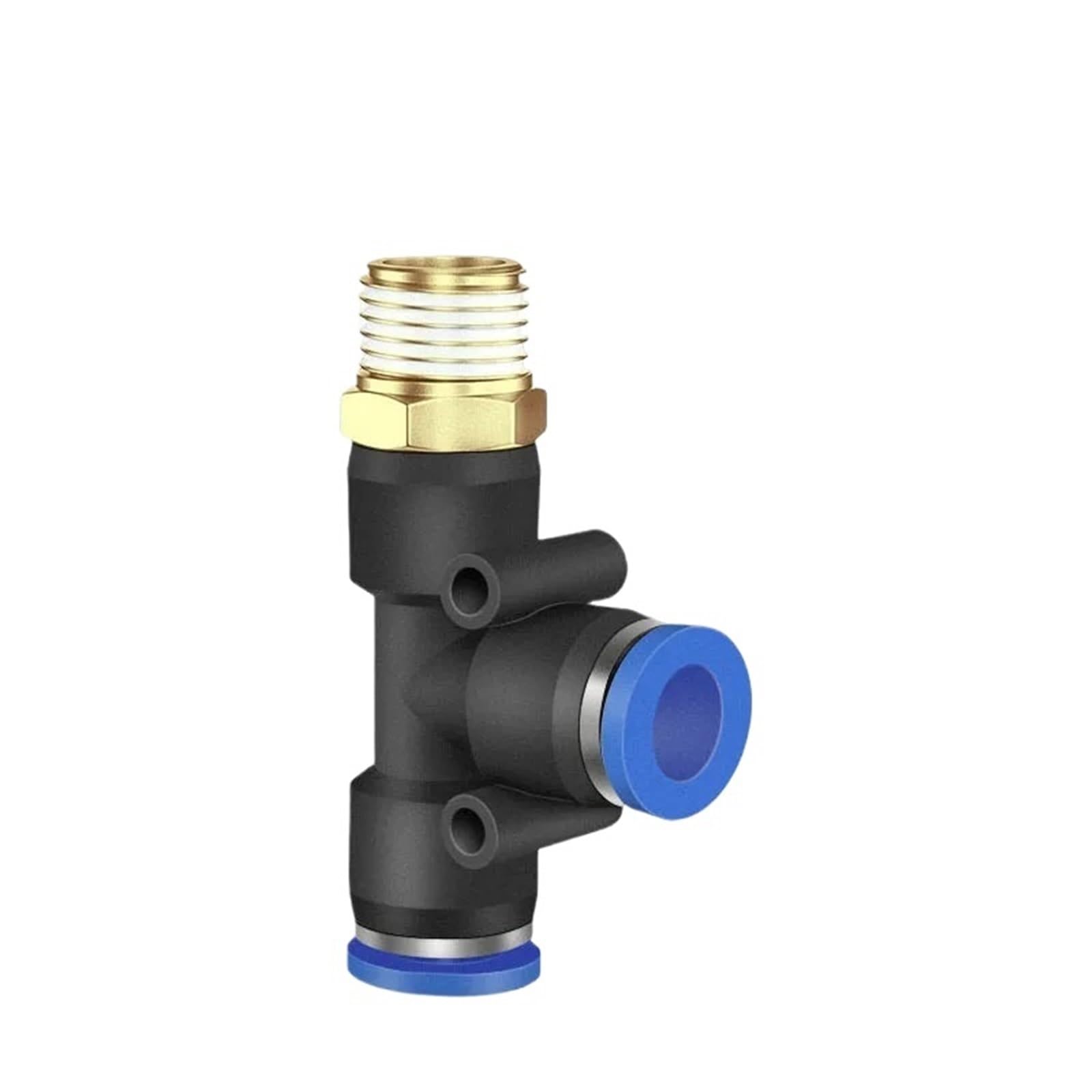 Conector de aire neumático PLF de 4 mm, 6 mm, 8/10 mm, rosca de 1/8 1/4 3/8 1/2 (10-03)