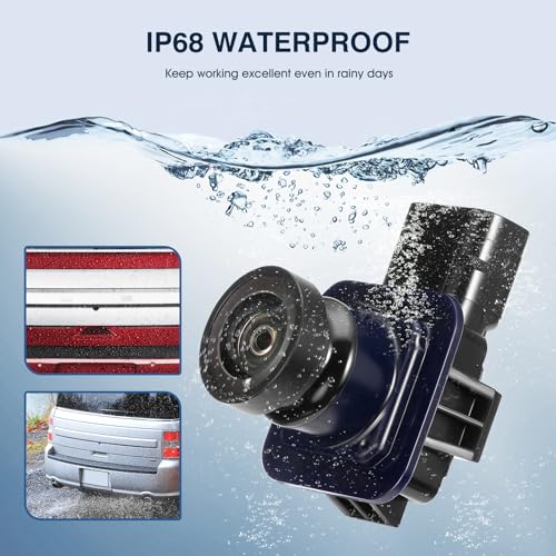 Image of Rear View Backup Reverse Camera Fit for Ford Flex 2013-2019,Safety Parking Back Up Assist Camera OE Number GA8Z-19G490-A EA8Z-19G490-A DA8Z-19G490-A DA8Z-19G490-C