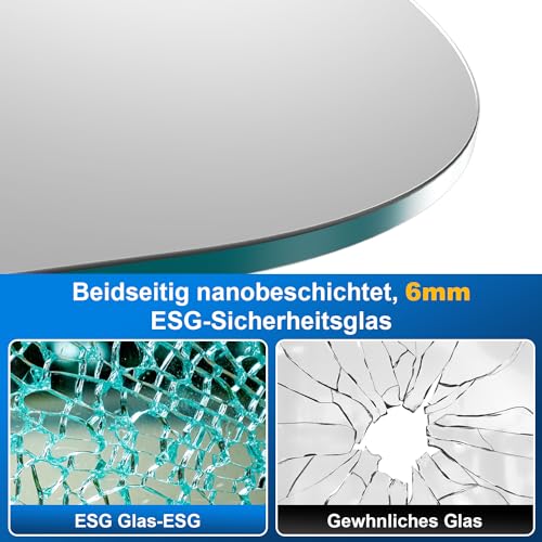 Jiubiaz Duschwand für Badewanne 100x140cm, 2 Teilige Faltbare Glas Duschtrennwand aus 6mm Sicherheitsglas (EGS), Badewannenaufsatz, Silber Transparent