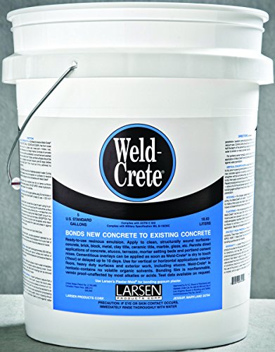 Weld-Crete Concrete Bonding Agent 5 Gallon Pail - 1/Case