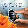 Febreze Car Air Freshener, Odor-Fighting Automotive Vent Clip, Scented Car Accessories, Long Lasting for Strong Odors, Hawaiian Aloha Scent, 4 Count #4