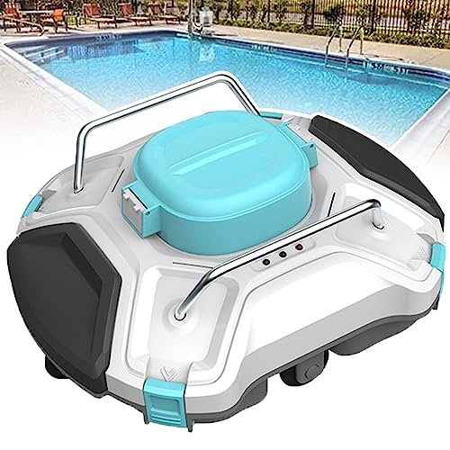 Robot Piscina, Limpiafondos Piscina Automatico Para 120 Minutos Succión Potente, Aspirador De Piscina Con Motor Dual, Ideal Para Piscinas De Hasta 80 M Robot Piscina, Limpiafondos Piscina Automatico Para 120 Minutos Succión Potente, Aspirador De Piscina Con Motor Dual, Ideal Para Piscinas De Hasta 80 M