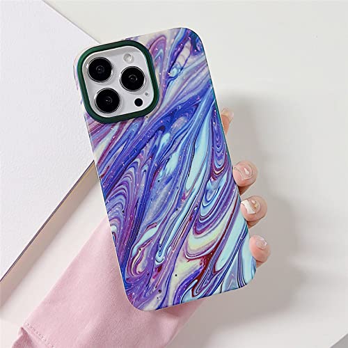 Coque de téléphone en marbre pour iPhone 14 Pro Max 13 Pro coloré antichoc