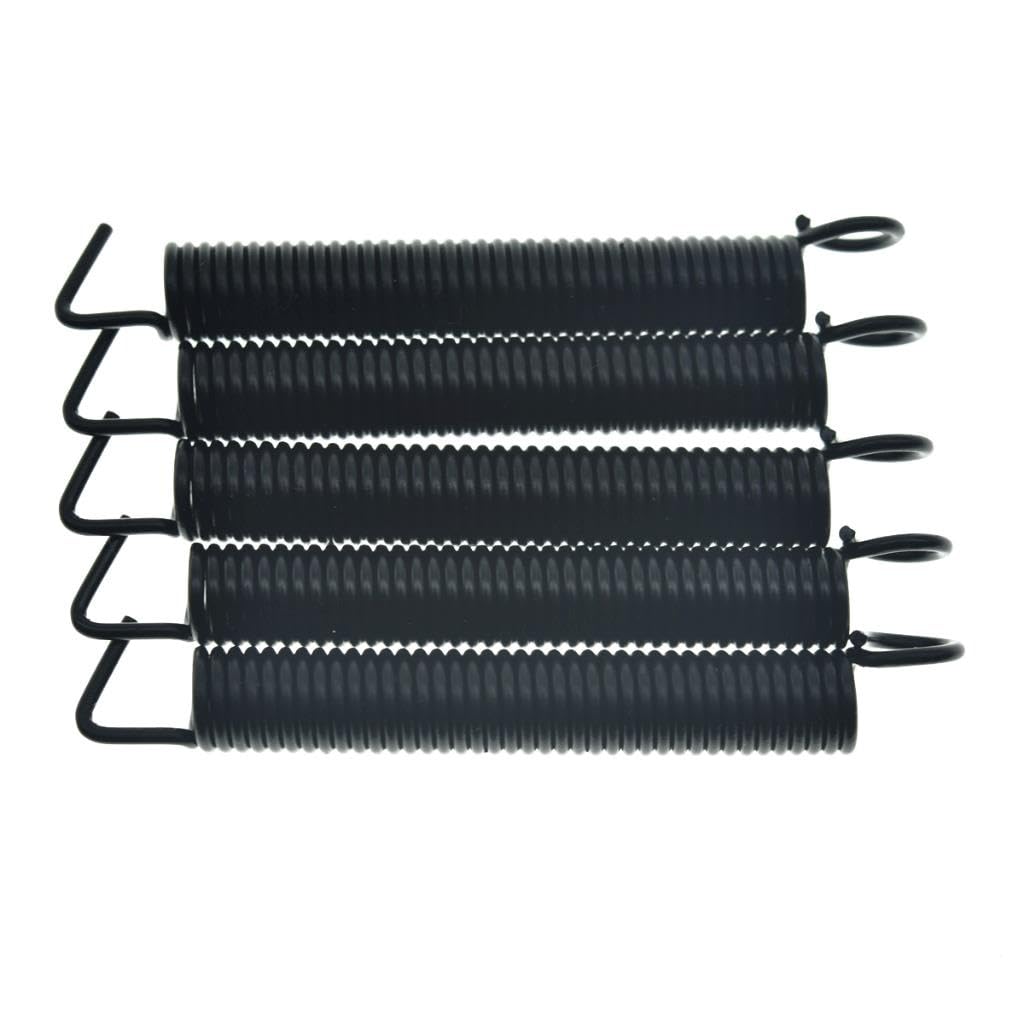 KAISH Set of 5 Premium Tremolo Springs Tremolo Bridge Tension Spring for FR/ST/Strat Tremolos Black Standard Tension