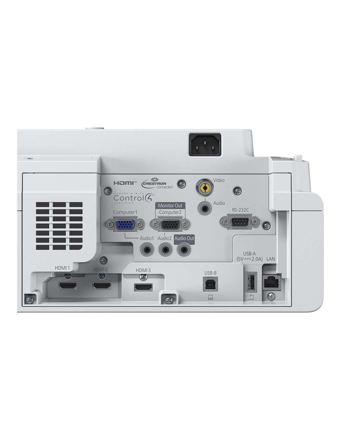 Epson EB-760W - 3-LCD-Projektor - 4100 lm (wei?) - 4100 lm (Farbe) - 16:10 - Ultra Short-Throw-Objektiv - 802.11a/b/g/n/ac Wireless / LAN/ Miracast - wei?