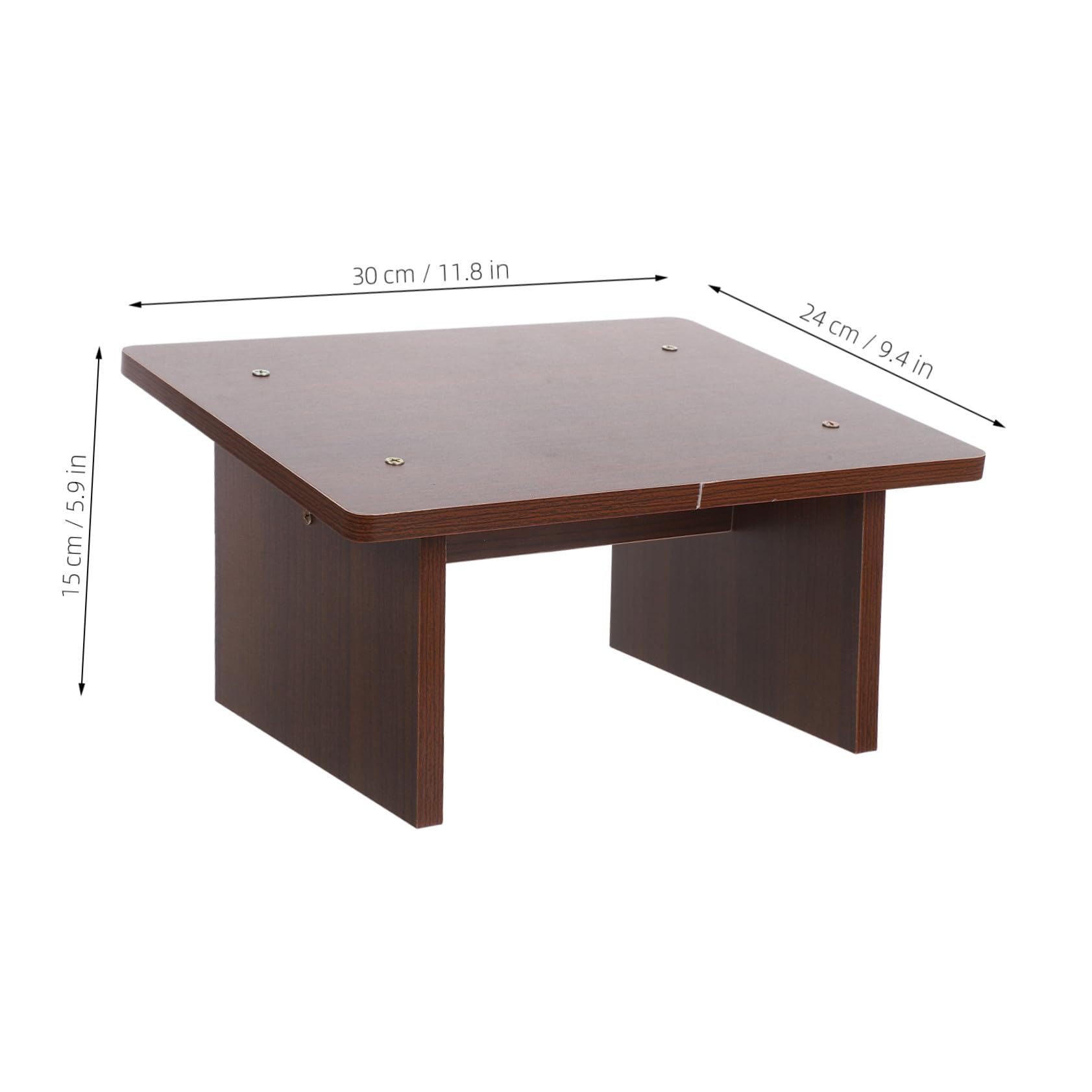 Poggiapiedi in Legno Supporto Ergonomico per Piedi Sotto Scrivania Poggiagambe Antiscivolo per Ufficio e Casa Design Inclinato Compatto
