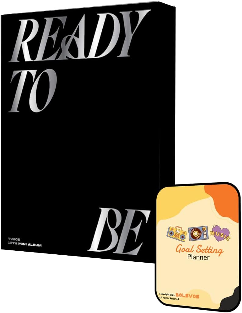 READY TO BE TWICE Album [TO ver.]+Pre Order Benefits+BolsVos K-POP Inspired Digital Planner, Digital Sticker Pack (12th Mini Album)