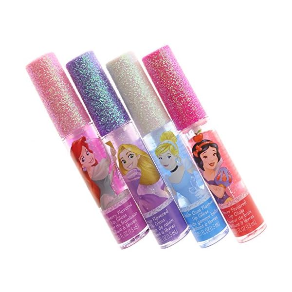TownleyGirl-Disney-Princess-Super-Sparkly-Lip-Gloss-Set-7-CT Townley Girl Disney Princess Super Sparkly Lip Gloss Set, 0.05 Fl Oz (Pack of 7)