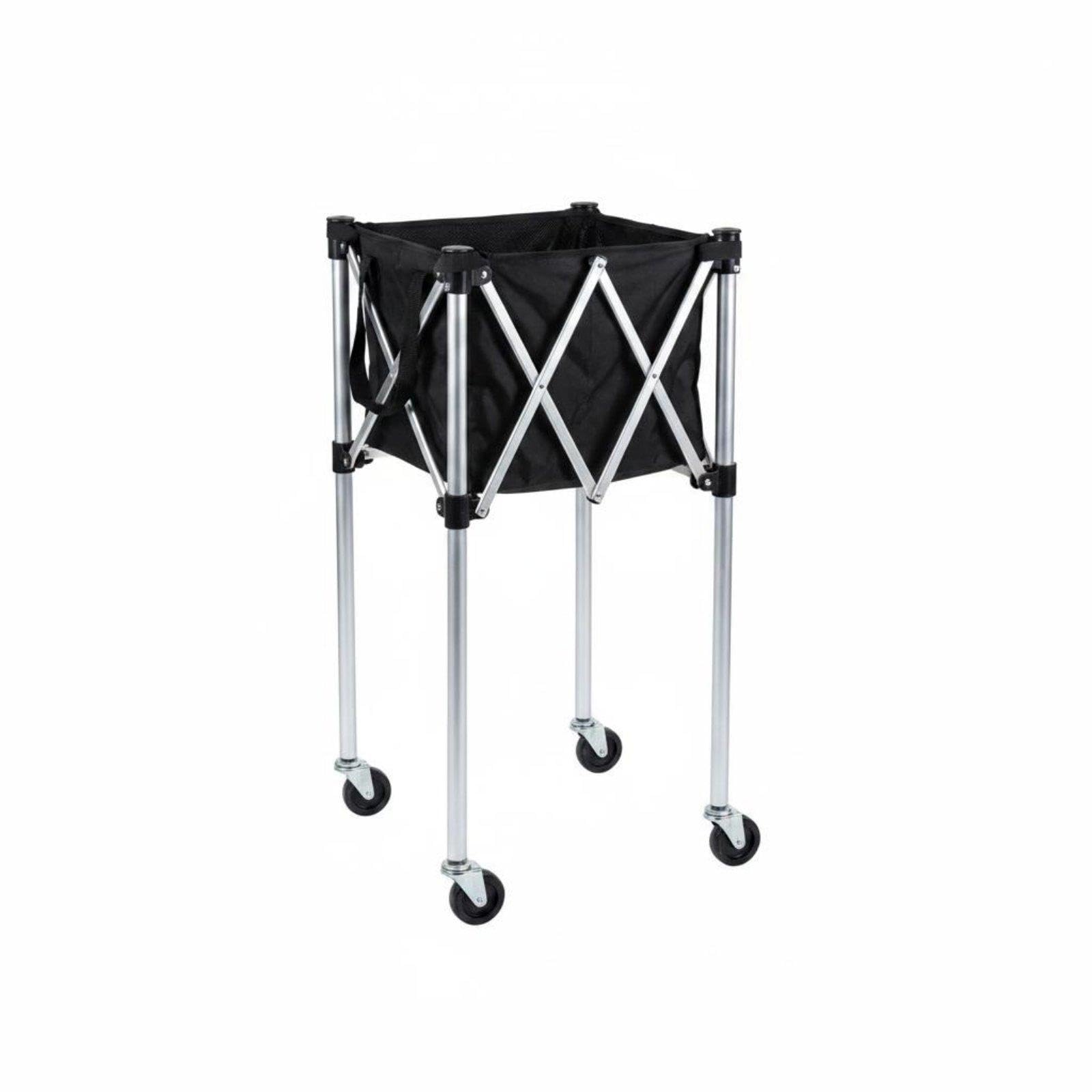 Tennis Ball Picker Cart Aluminum Frame Foldable Tennis Ball Cart Wheeled Sports Gear for Coaches, Training, Practice-image-24