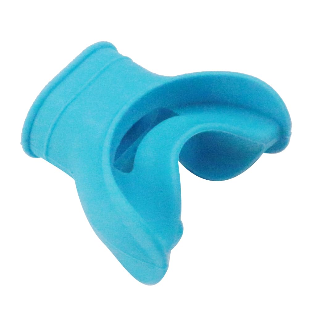 Xptieeck Buceo Segunda Etapa Silicona Boquillas Regulador de Snorkel Colorido Submarino Respiración Accesorios Suministros Azul